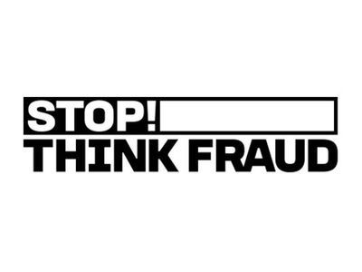 Stop! Think Fraud logo